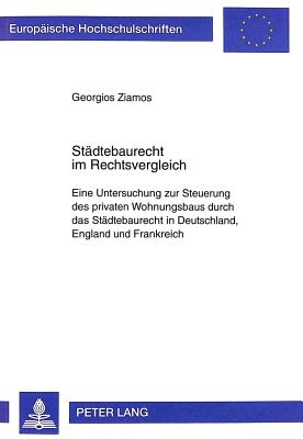 Staedtebaurecht im Rechtsvergleich