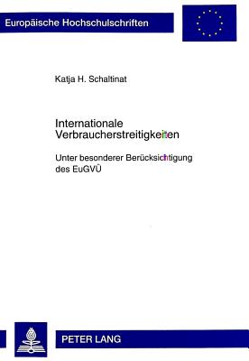 Internationale Verbraucherstreitigkeiten