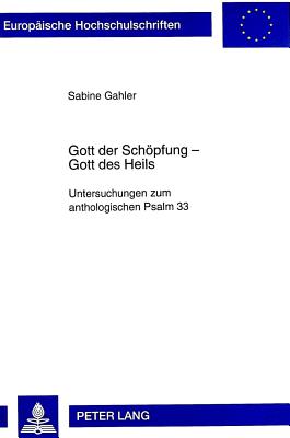 Gott Der Schoepfung - Gott Des Heils