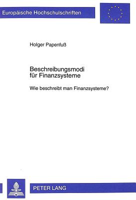 Beschreibungsmodi Fuer Finanzsysteme