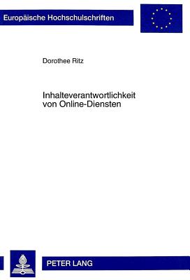 Inhalteverantwortlichkeit von Online-Diensten
