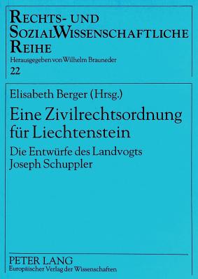 Eine Zivilrechtsordnung fuer Liechtenstein