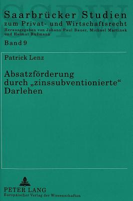 Absatzfoerderung durch «zinssubventionierte» Darlehen