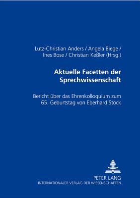 Aktuelle Facetten Der Sprechwissenschaft