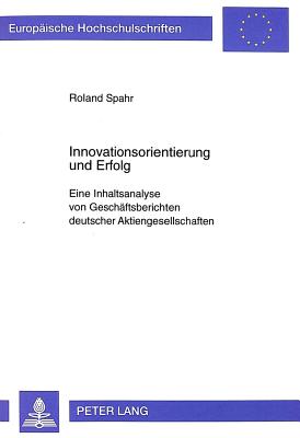 Innovationsorientierung Und Erfolg