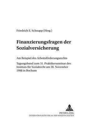 Finanzierungsfragen der Sozialversicherung