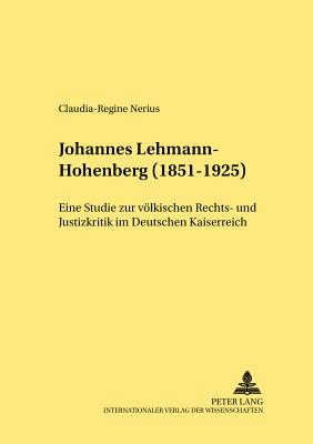 Johannes Lehmann-Hohenberg (1851-1925)