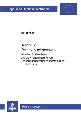 Bilanzielle Rechnungsabgrenzung