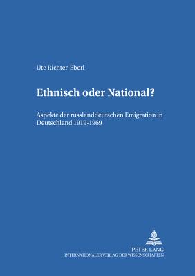 Ethnisch oder National?