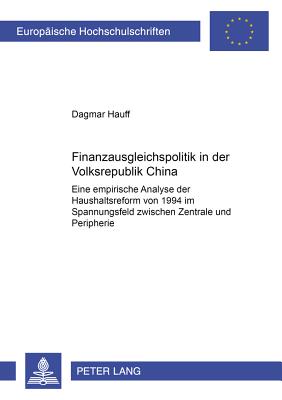 Finanzausgleichspolitik in Der Volksrepublik China