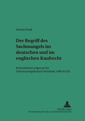 Der Begriff Des Sachmangels Im Deutschen Und Im Englischen Kaufrecht