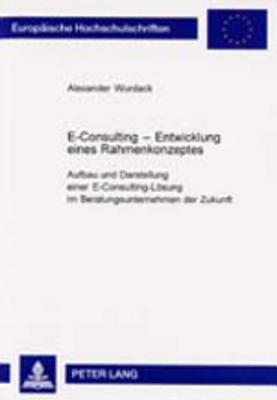 E-Consulting - Entwicklung Eines Rahmenkonzeptes