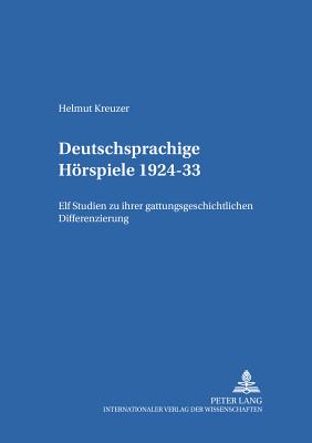 Deutschsprachige Hoerspiele 1924-33