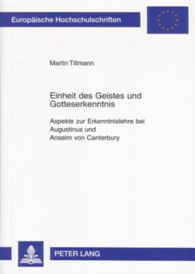 Einheit Des Geistes Und Gotteserkenntnis