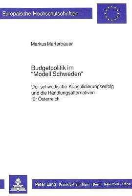 Budgetpolitik im «Modell Schweden»