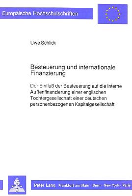 Besteuerung und internationale Finanzierung