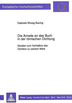 Die Anrede an das Buch in der roemischen Dichtung