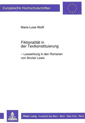 Fiktionalitaet in der Textkonstituierung