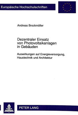 Dezentraler Einsatz von Photovoltaikanlagen in Gebaeuden