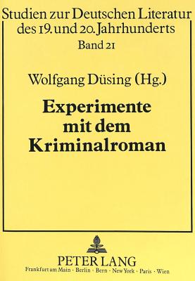 Experimente Mit Dem Kriminalroman