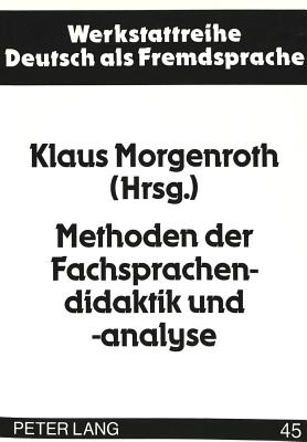 Methoden Der Fachsprachendidaktik Und -Analyse