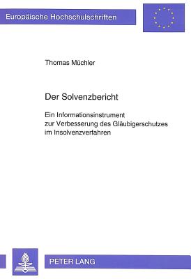 Der Solvenzbericht