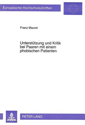 Unterstuetzung und Kritik bei Paaren mit einem phobischen Patienten