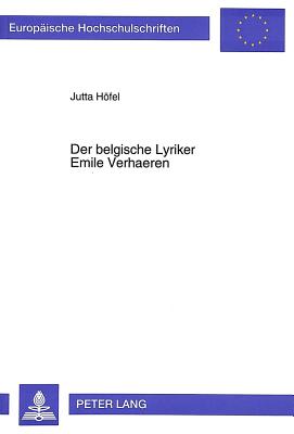 Der Belgische Lyriker Emile Verhaeren