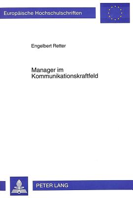Manager im Kommunikationskraftfeld