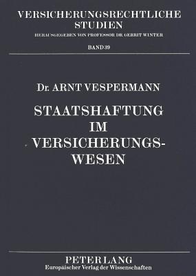 Staatshaftung im Versicherungswesen