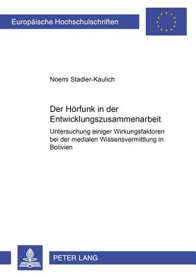 Der Hoerfunk in Der Entwicklungszusammenarbeit