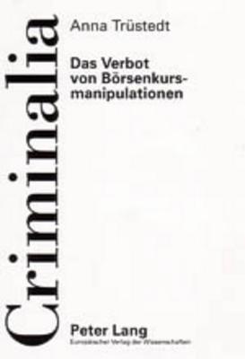 Das Verbot Von Boersenkursmanipulationen