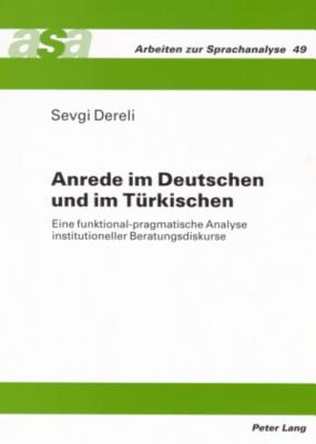 Anrede Im Deutschen Und Im Tuerkischen