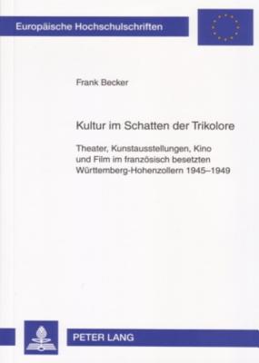 Kultur Im Schatten Der Trikolore