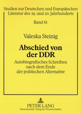 Abschied Von Der Ddr