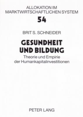 Gesundheit Und Bildung