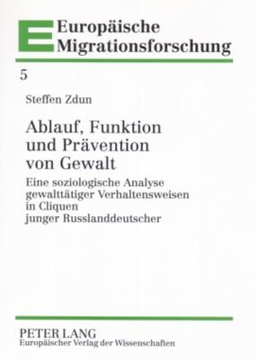 Ablauf, Funktion Und Praevention Von Gewalt