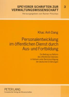 Personalentwicklung Im Oeffentlichen Dienst Durch Aus- Und Fortbildung