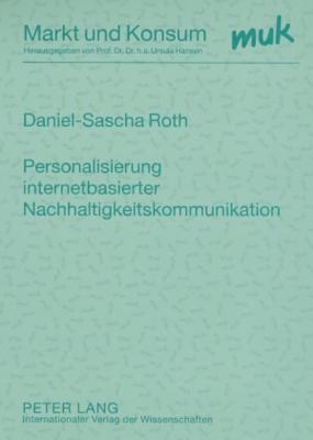 Personalisierung Internetbasierter Nachhaltigkeitskommunikation