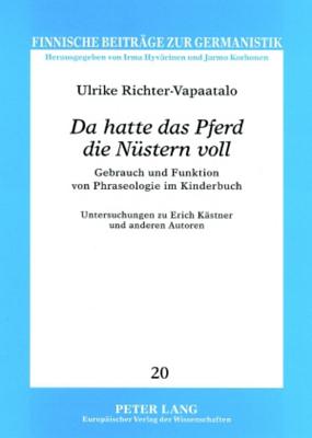 «Da hatte das Pferd die Nuestern voll»