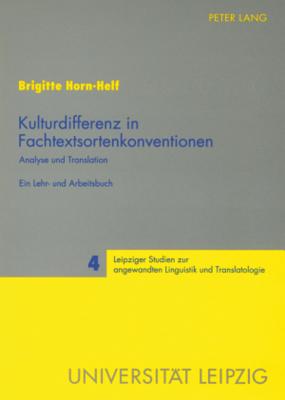 Kulturdifferenz in Fachtextsortenkonventionen