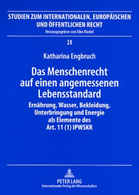 Das Menschenrecht Auf Einen Angemessenen Lebensstandard