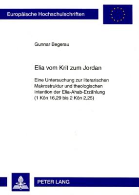 Elia Vom Krit Zum Jordan