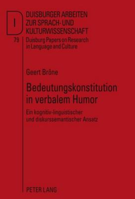 Bedeutungskonstitution in Verbalem Humor