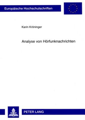 Analyse Von Hoerfunknachrichten