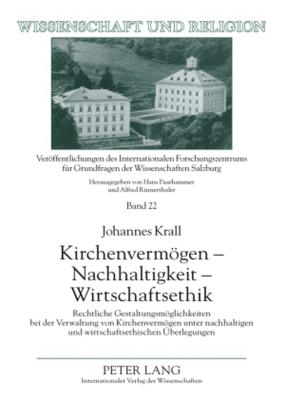 Kirchenvermoegen - Nachhaltigkeit - Wirtschaftsethik