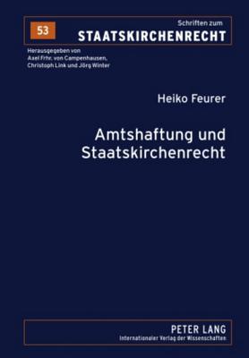 Amtshaftung Und Staatskirchenrecht