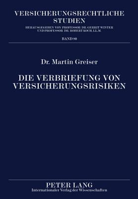 Die Verbriefung Von Versicherungsrisiken