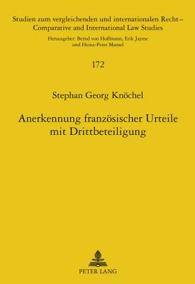 Anerkennung Franzoesischer Urteile Mit Drittbeteiligung