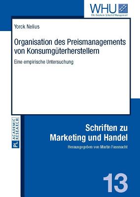 Organisation Des Preismanagements Von Konsumgueterherstellern